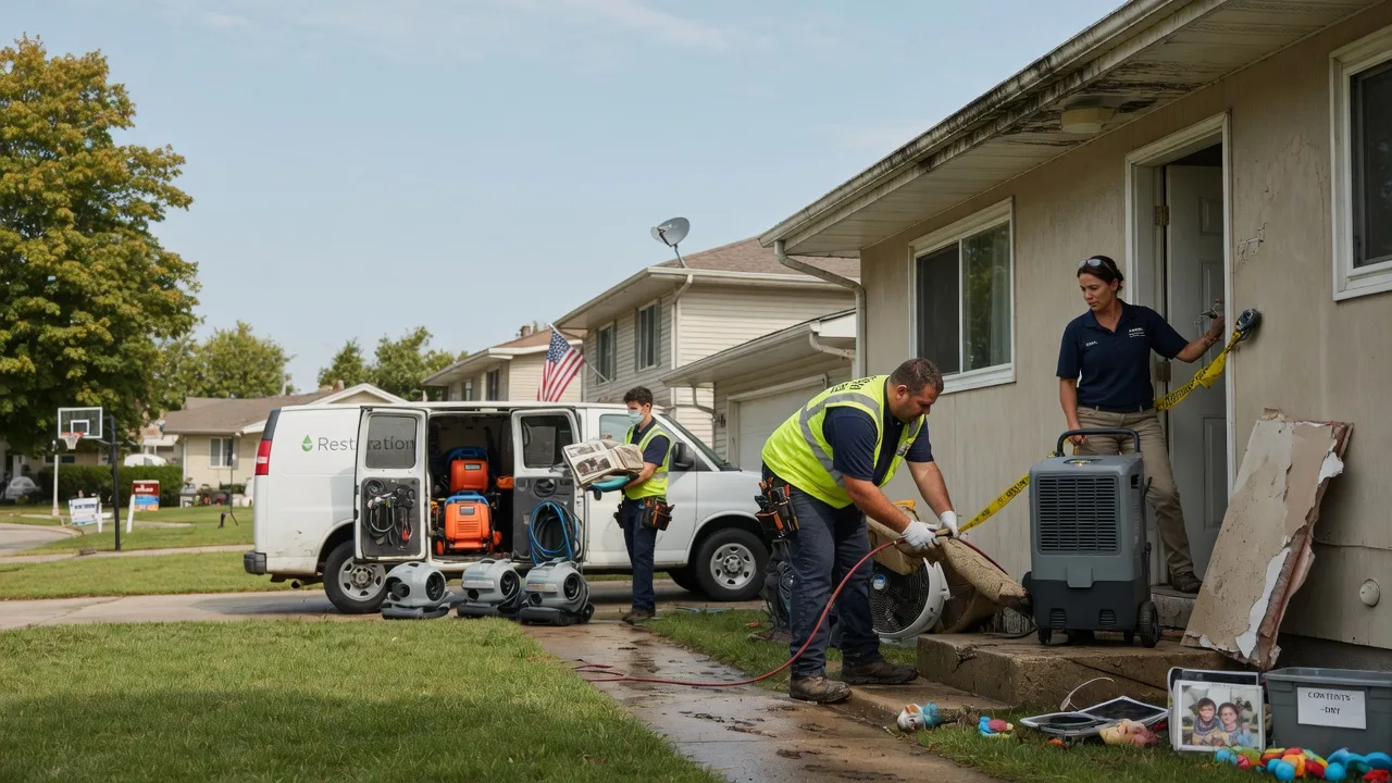 Water Damage Restoration in Franklin Grove, IL near me